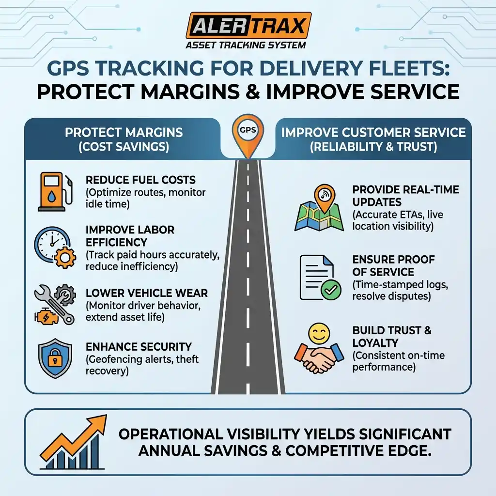 Why Companies With Delivery Vehicles Are Turning to GPS Tracking to Protect Margins and Improve Customer Service