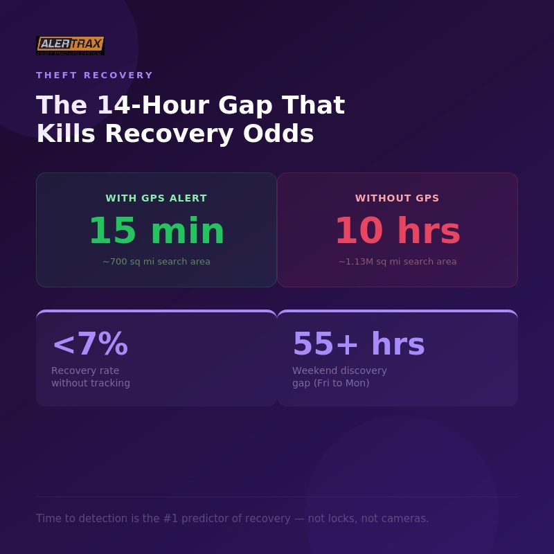 Time to Discovery and Equipment Recovery Rates